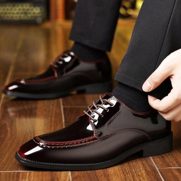 Men’s Jonas Patent Leather Derby Dress Shoes main image 6